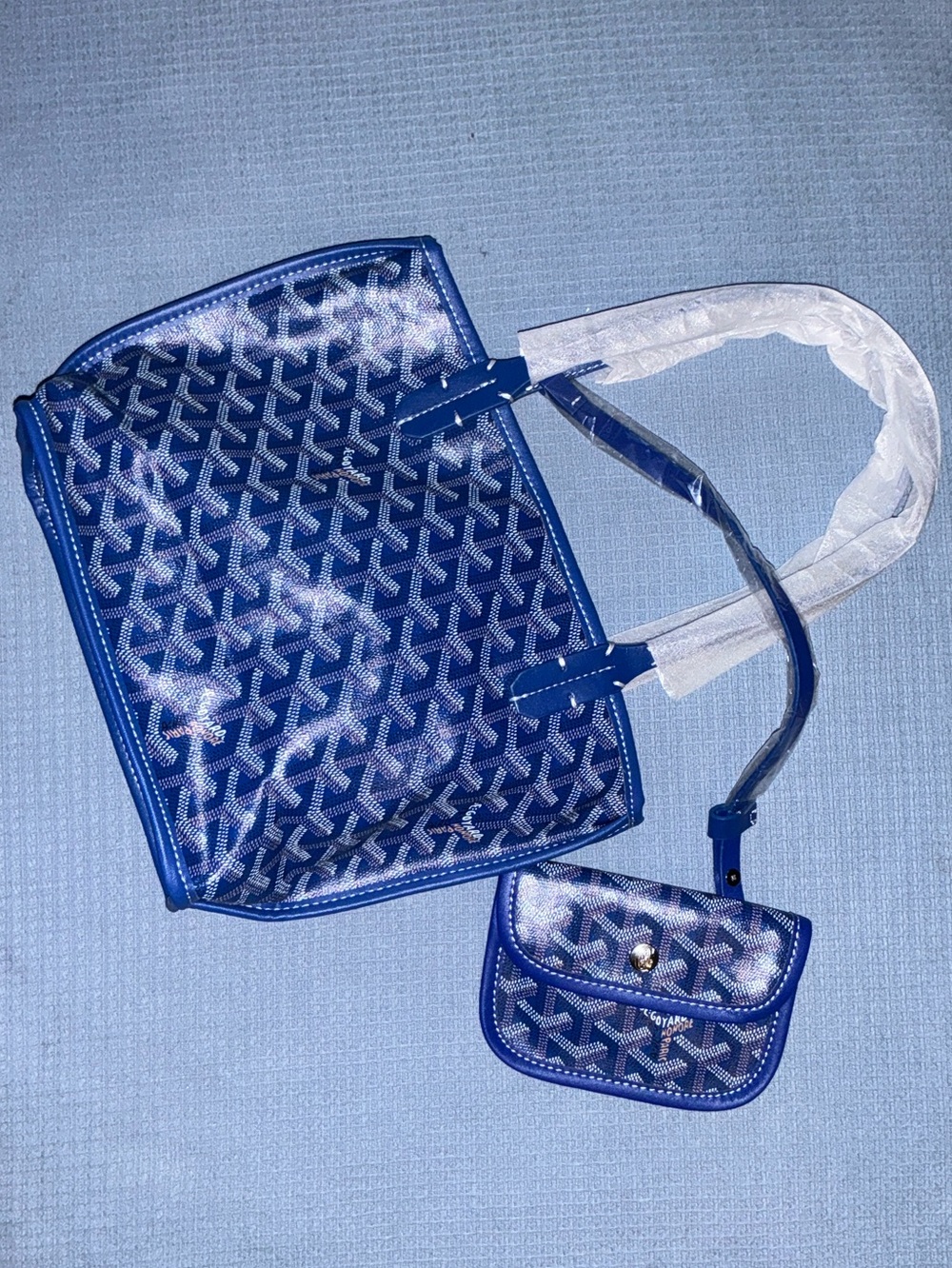 Mini Tote in Blue